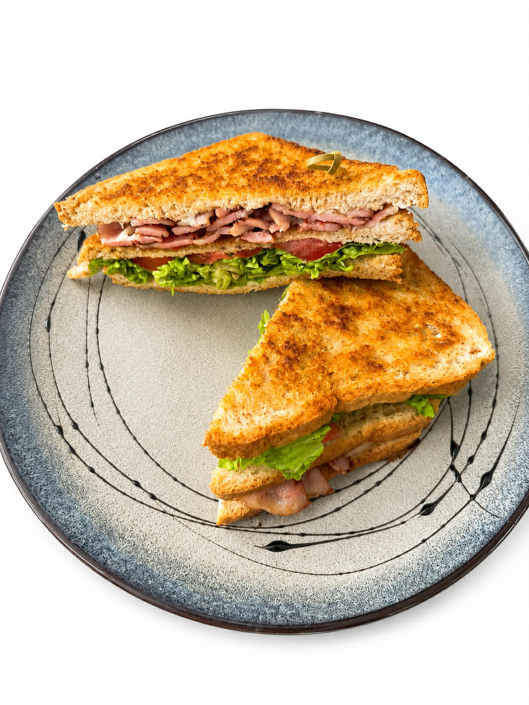 Freshly toasted sandwich