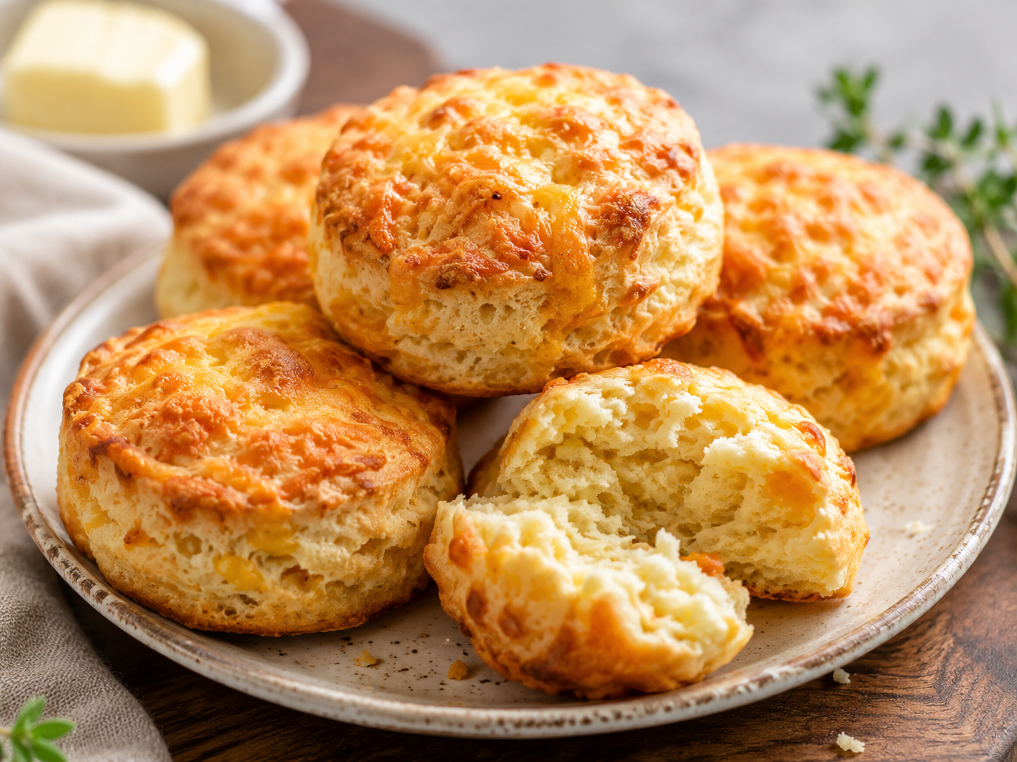 Freshly baked scones